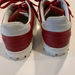 Valentino Red sneakers with studs